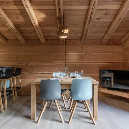 Lejlighed Le Grand Champs - Prive Avec Terrasse Et Vue Chamonix